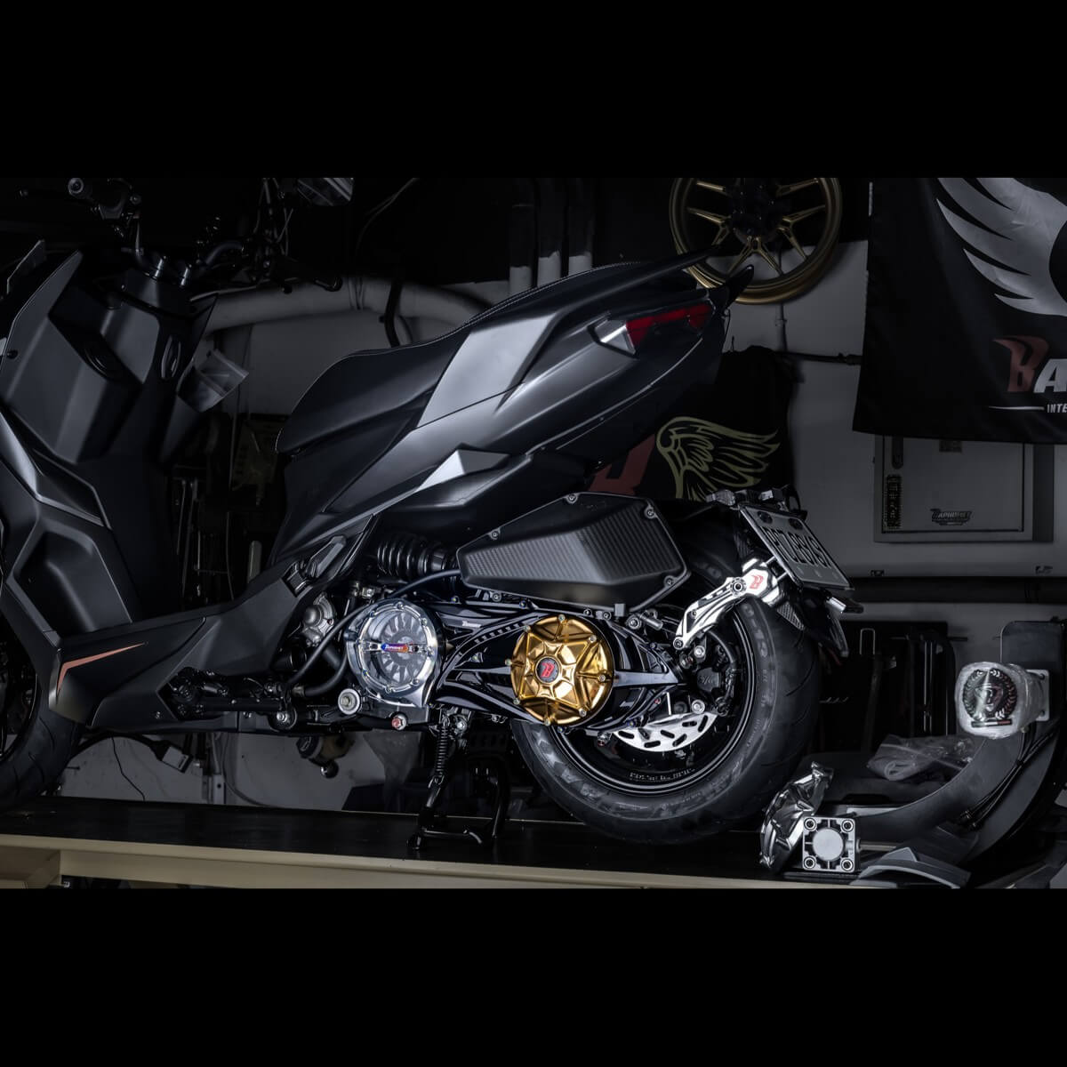 鋁合金CNC一體式傳動蓋_渦輪暴君