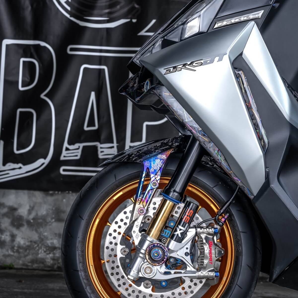 鈦合金CNC分離式前土除_碳纖維版本