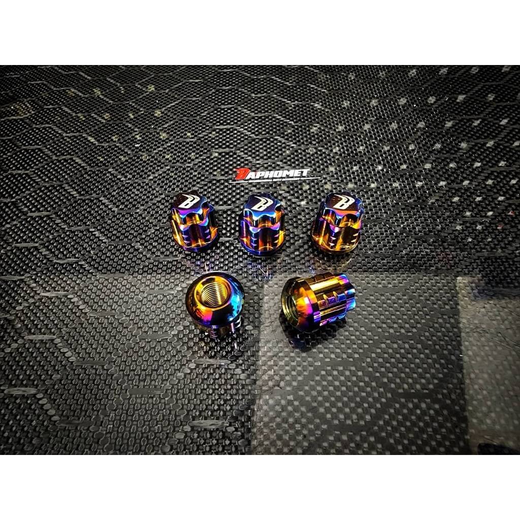 鈦合金榴彈型後輪螺母_V2