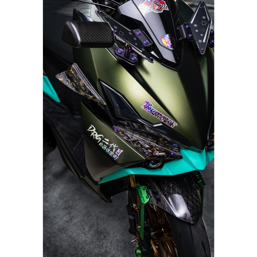 碳纖維車頭內風翼貼片