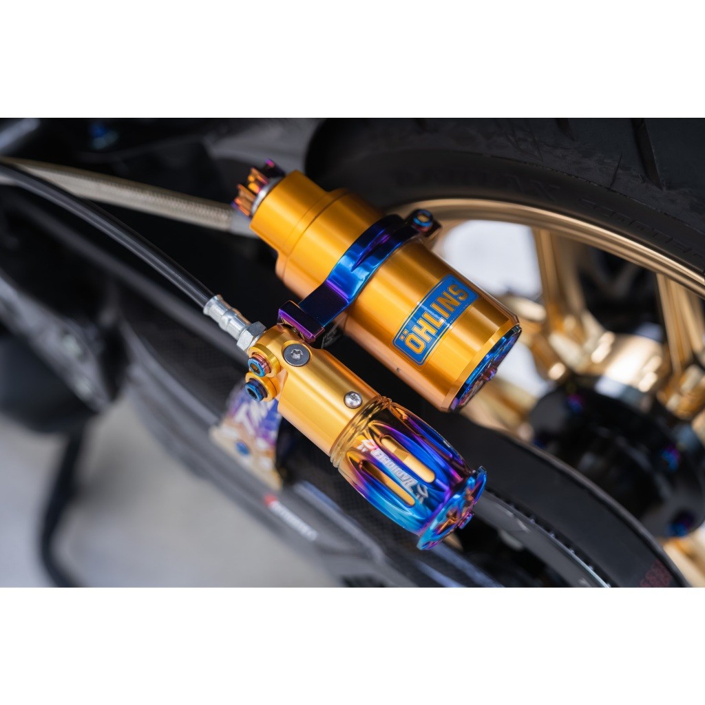 鈦合金氣瓶下鎖束環_OHLINS氣瓶專用