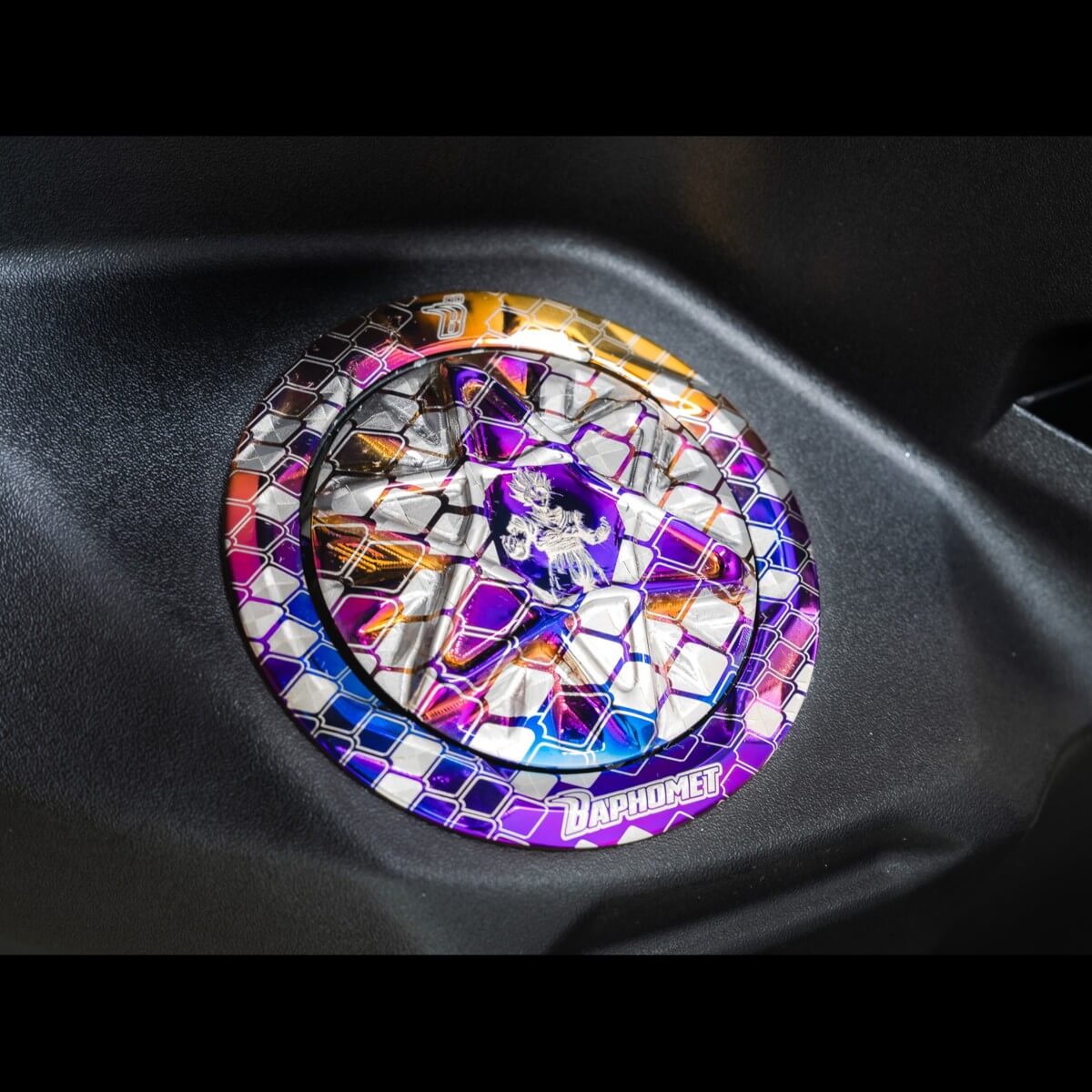 鈦合金魔法陣油箱蓋_光陽車系適用