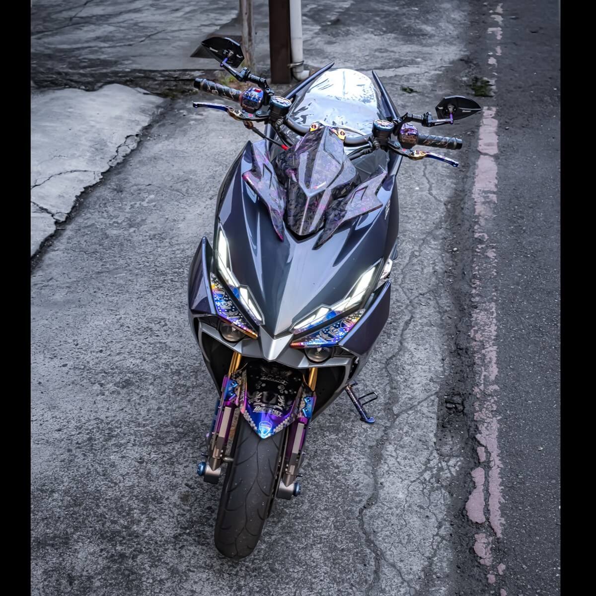 鈦合金車頭內風翼貼片