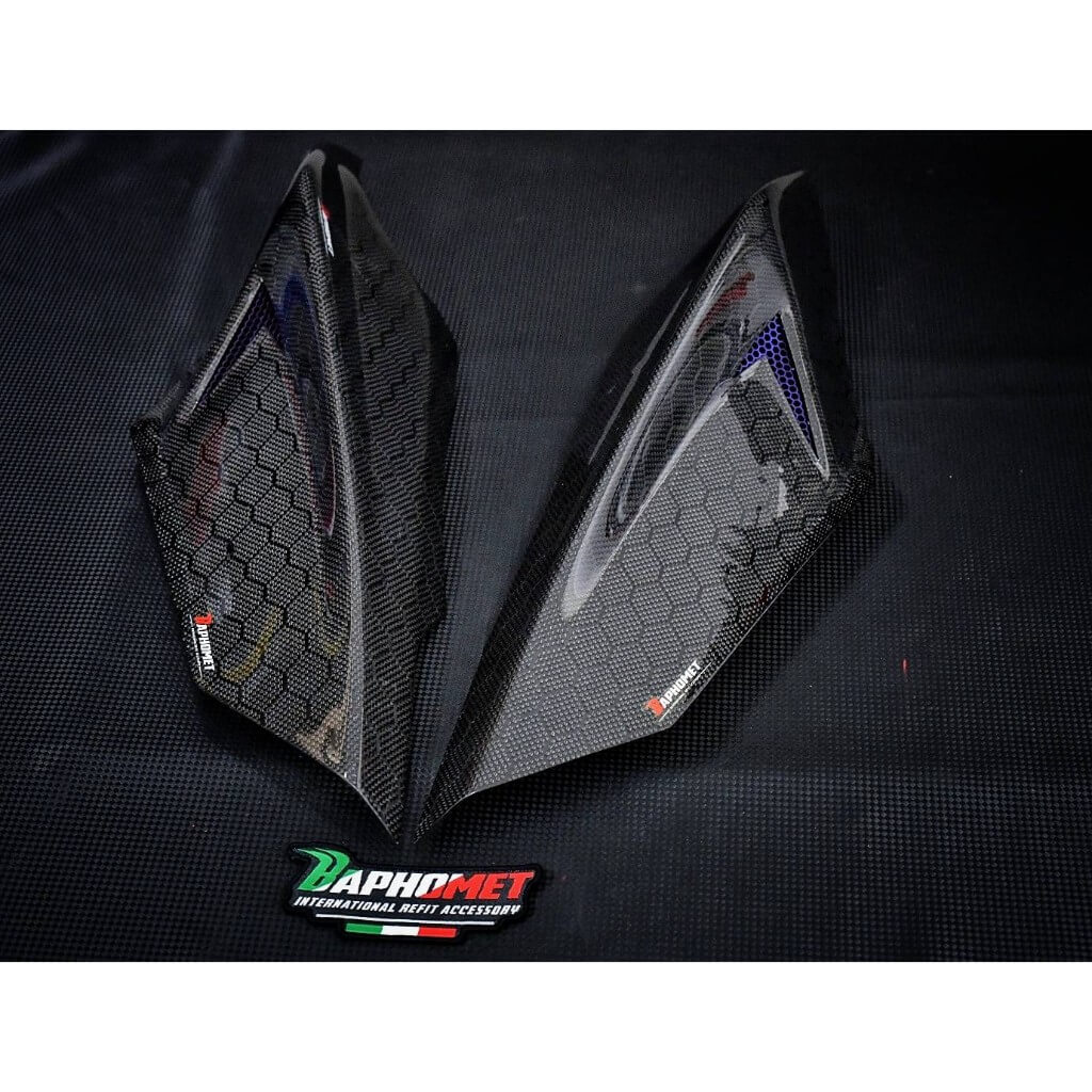 碳纖維後左右寬體貼片