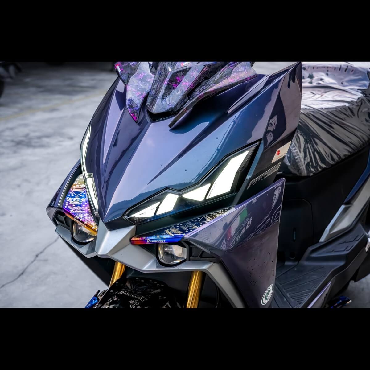 鈦合金車頭內風翼貼片