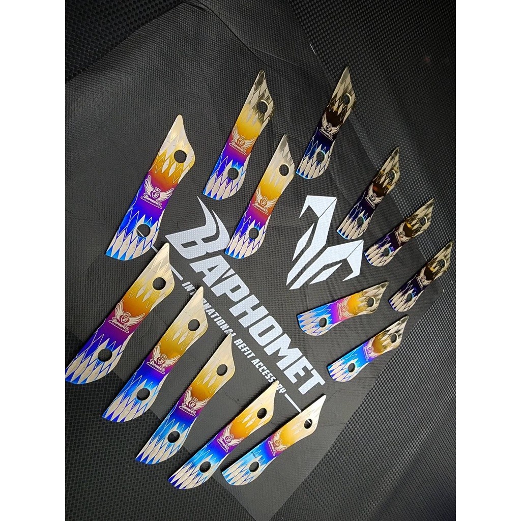 鈦合金原廠前叉裝飾片