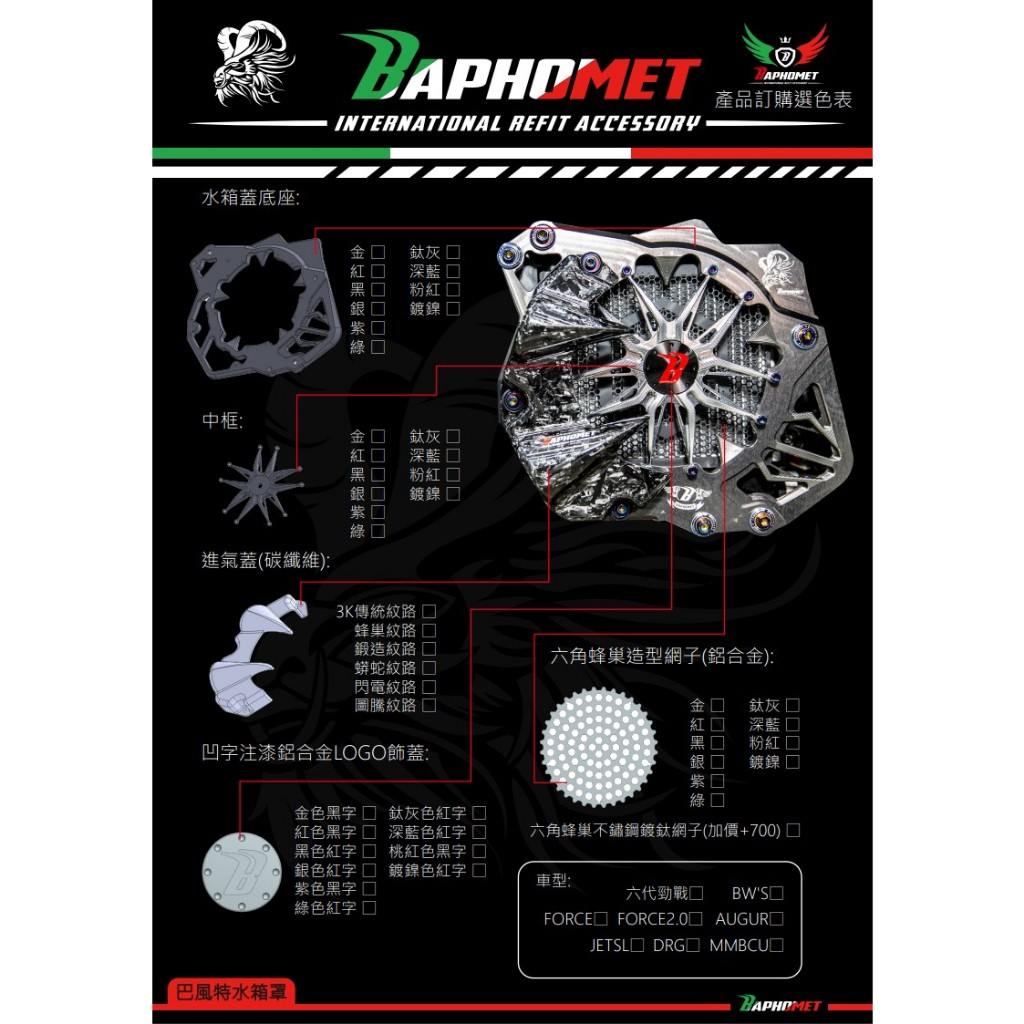 鋁合金五爪造型水箱蓋_三陽JET適用