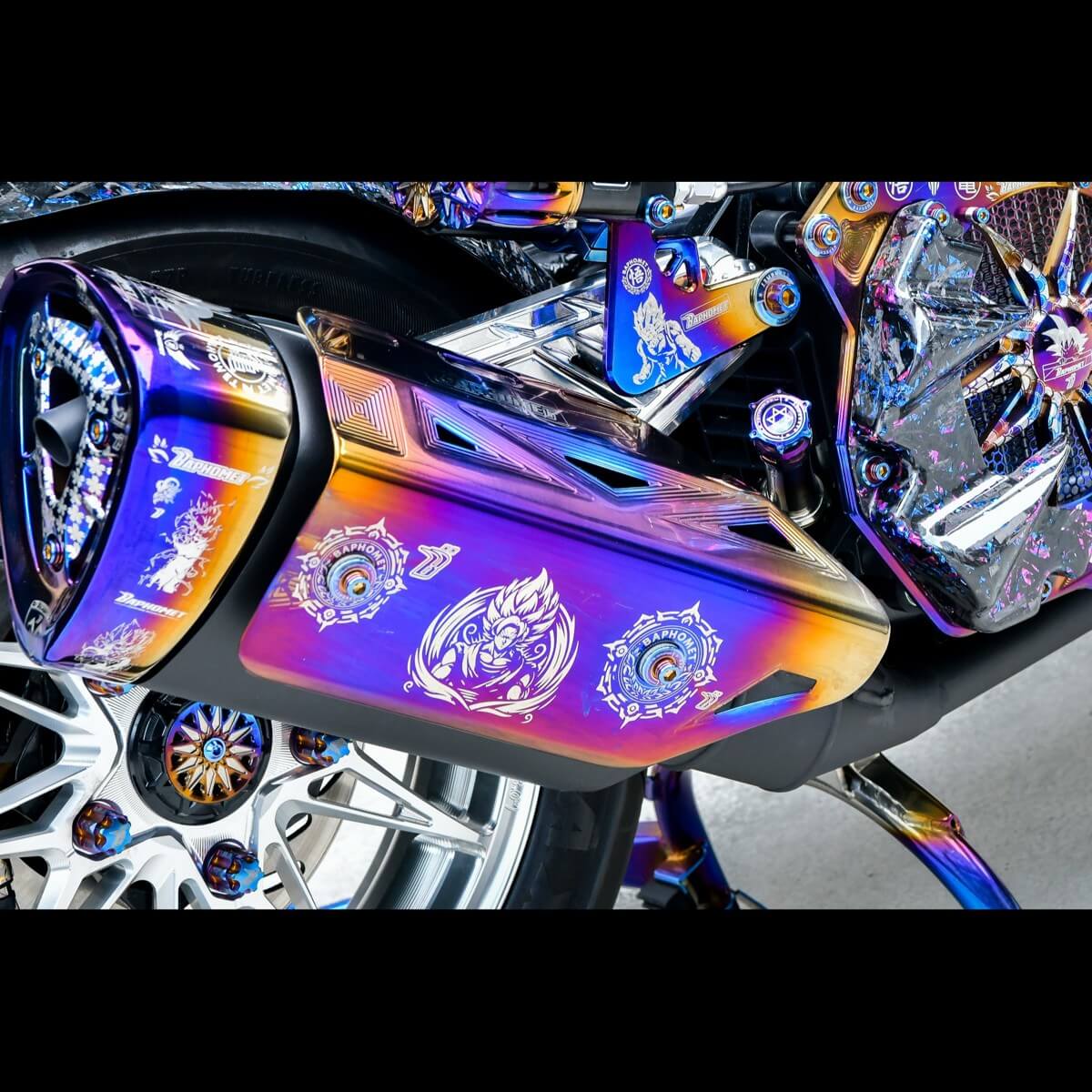 鈦合金排氣管防燙蓋