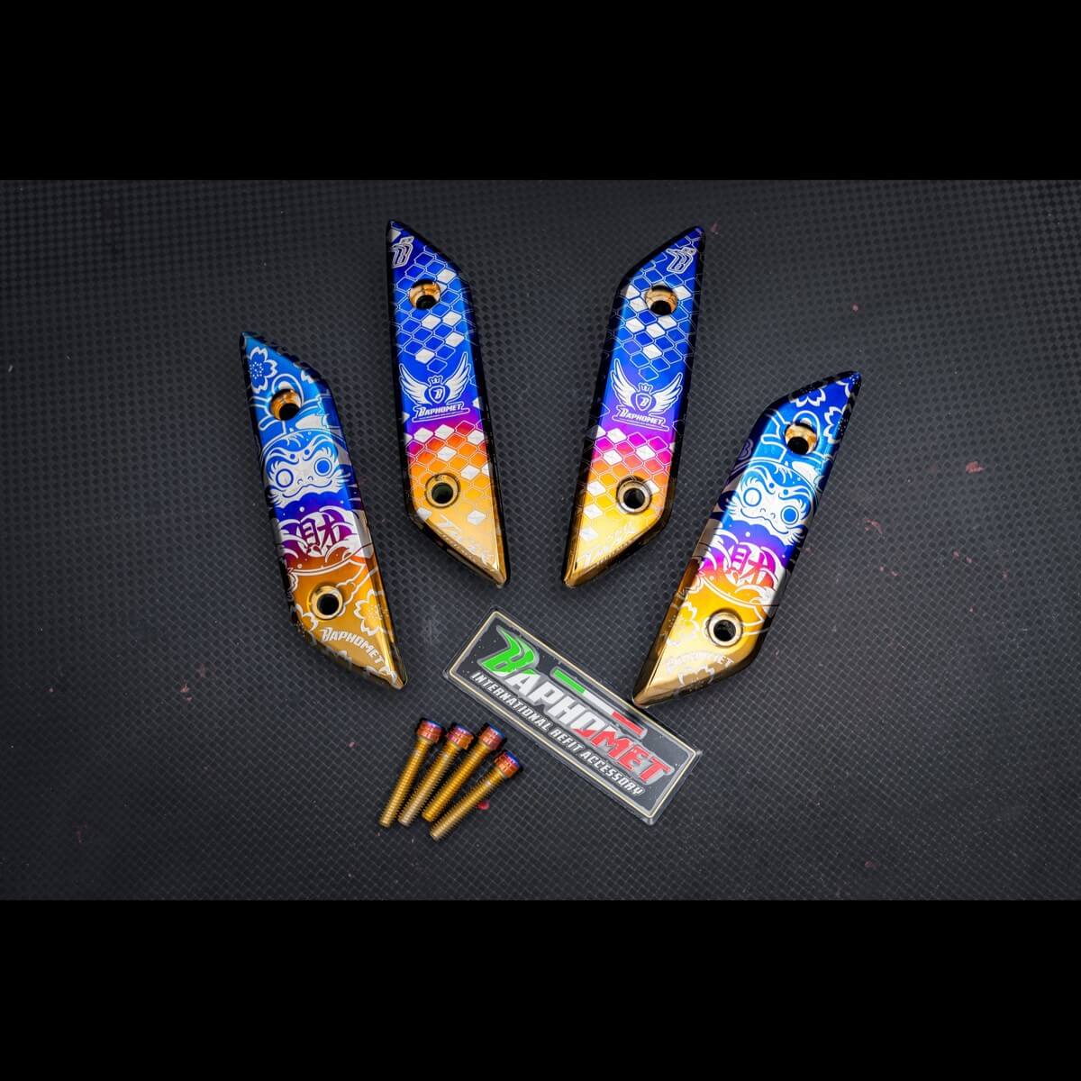 鈦合金後照鏡裝飾蓋