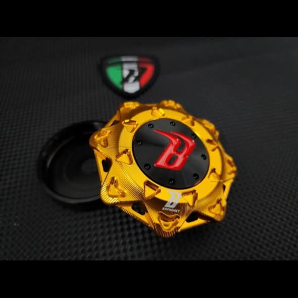 鋁合金雙色後輪軸心蓋