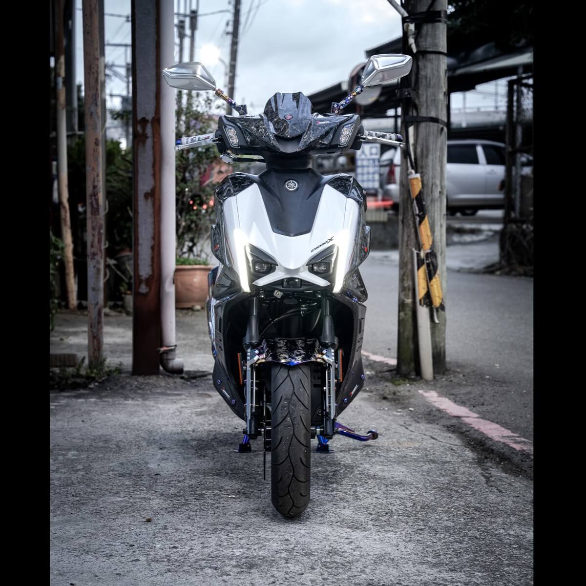 碳纖維下擾流空力套件