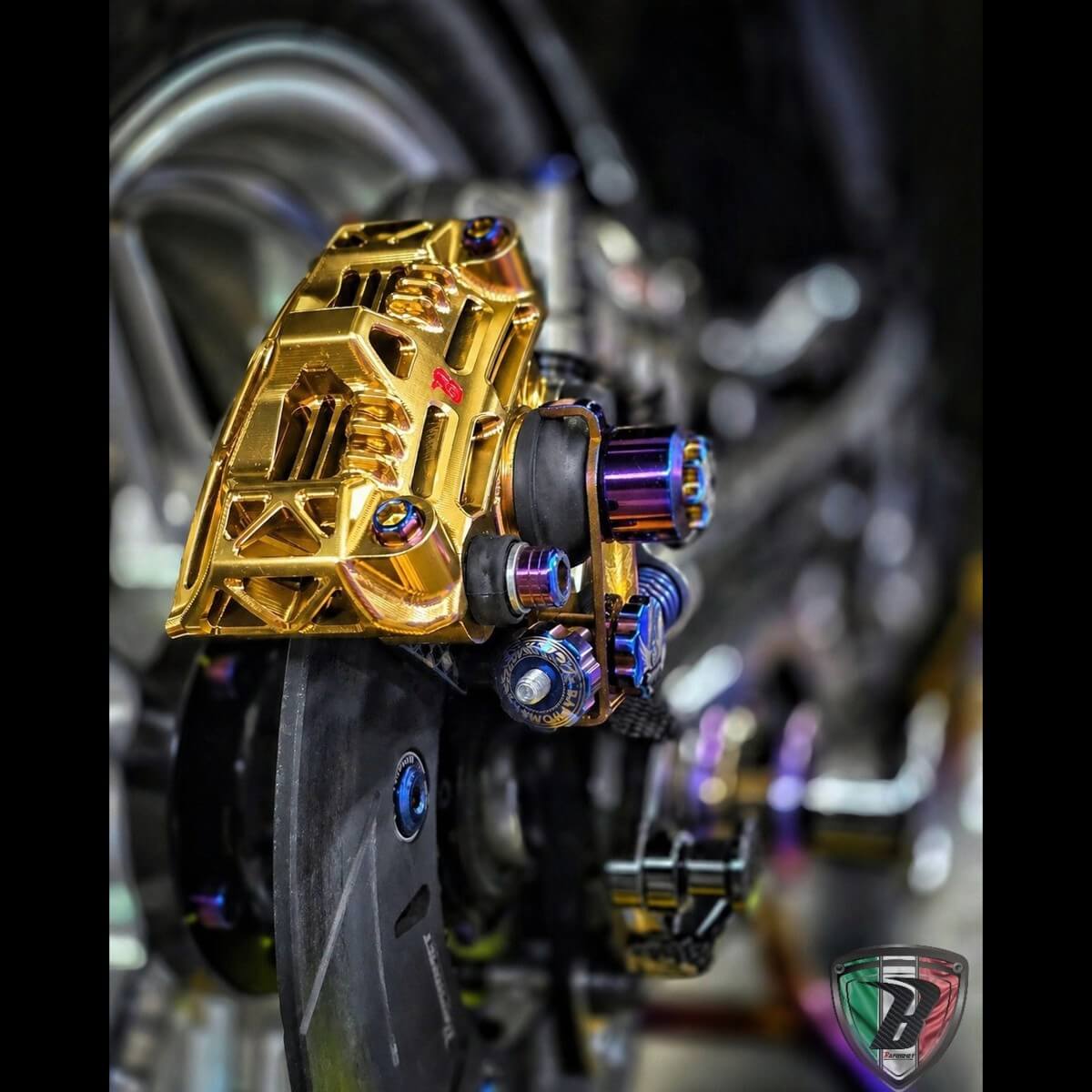 鋁合金輻射手煞車卡鉗_高階鰭片款V3