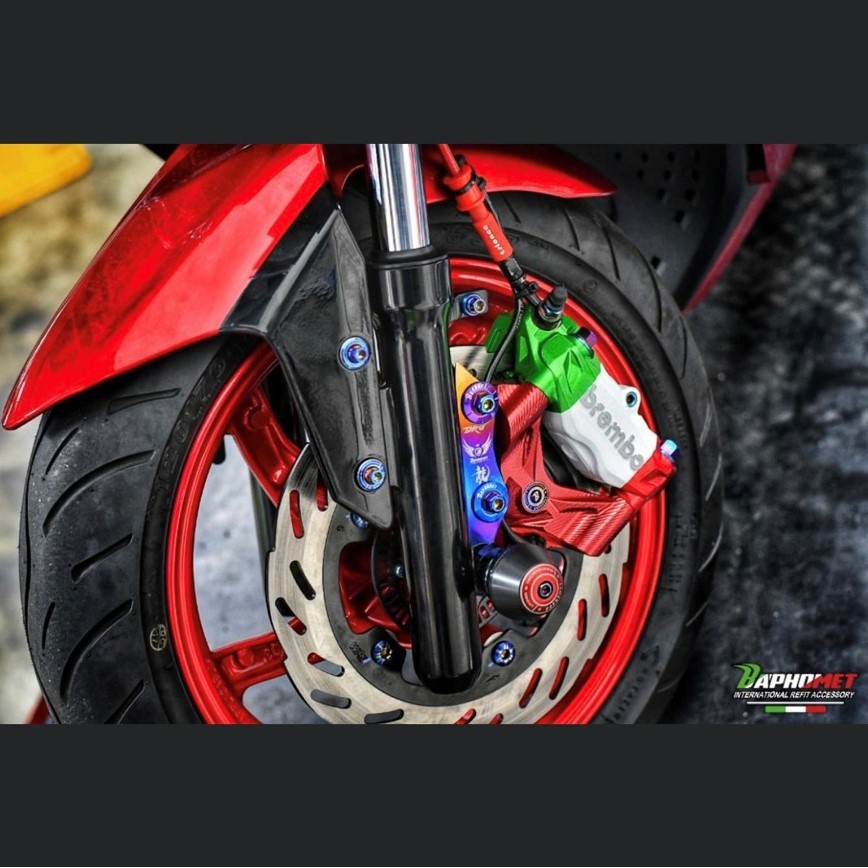 鈦合金原廠前叉裝飾片